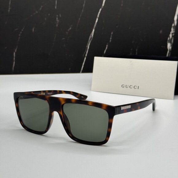 NEW GUCCI SUNGLASSES GG0748S 003 HAVANA EYEWEAR - Picture 1 of 10